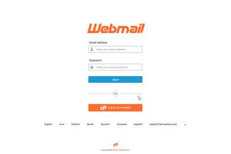 webmail login email